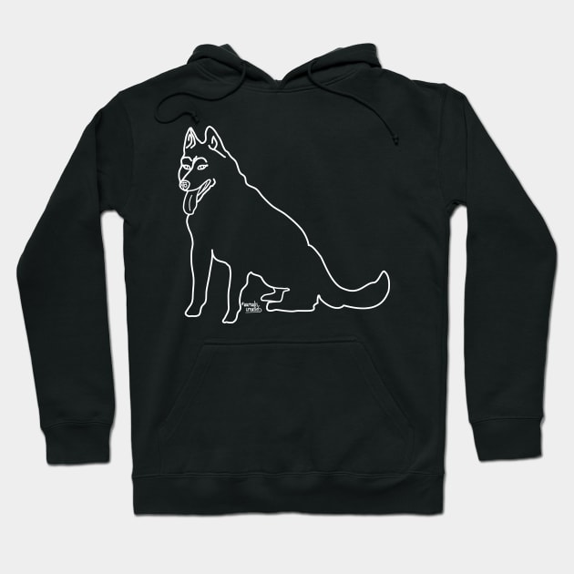 Siberian Husky - Berner Senner - Bernard Hoodie by Aurealis